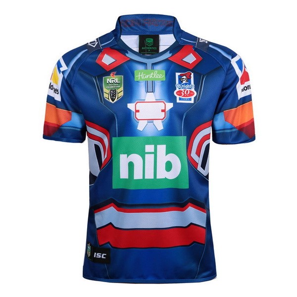 Camiseta Newcastle Knights Hombre de Acero 2017-2018 Azul